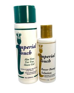ImperialTouch razor bump solution & aloe Vera shave gel